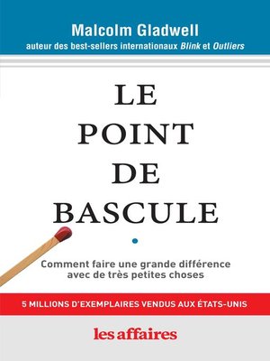 cover image of Le point de bascule
